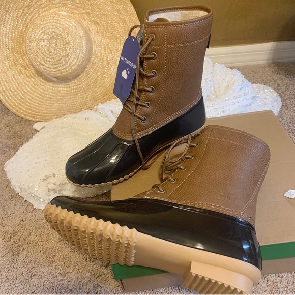 SOLD NEW in box JBU Maplewood Waterproof Lace Front Boots* - Picture 2 of 14